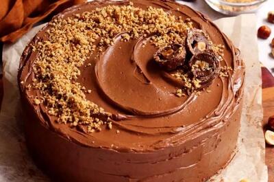 طرز تهیه کیک گلکسی سه لایه کافی شاپی با فر
