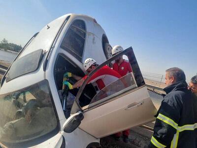 یک جان‌باخته و 4 مصدوم در 2 سانحه واژگونی در استان سمنان