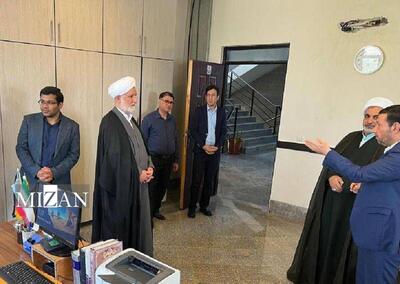 دادستان انتظامی قضات کشور از دادگاه عمومی بخش خارگ بازدید کرد