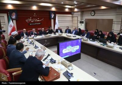 نشست خبری استاندار قزوین- عکس صفحه استان تسنیم | Tasnim
