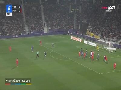 برگردون نوس؛ گل اول پاری سن ژرمن به تولوز
