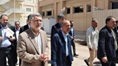 بازدید دکتر ظفرقندی از بیمارستان و شبکه بهداشت و درمان میبد