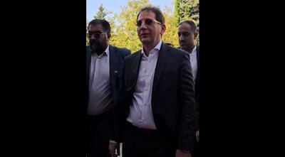 اولین حضور رسمی «بابک زنجانی» بین مردم پس از آزادی از زندان (فیلم)