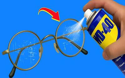 تمیز کردن و از بین بردن خش شیشه عینک / تا سال ها روی عینک خط و خش نمی افتد