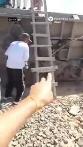 حادثه واژگونی مرگبار قطار در مصر