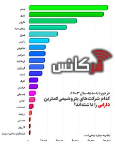 دارایی شرکت‌های پتروشیمی در نه ماهه ۱۴۰۳؛ کدام شرکت‌ها کمترین دارایی را داشتند؟