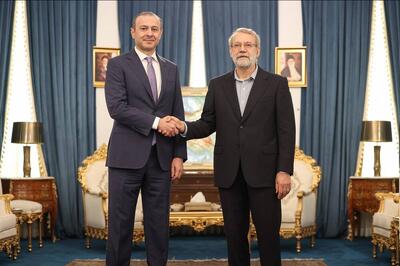 دیدار دبیر شورای امنیت ملی ارمنستان با لاریجانی