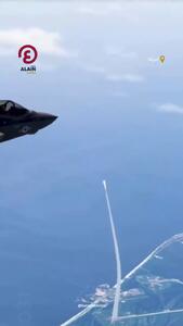 لحظه‌ای نادر؛ فالکون ۹ و F-35C در یک قاب