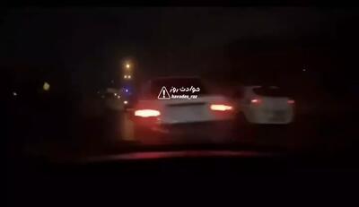 لایی‌کشی جنون‌آمیز راننده پراید وسط خیابان!