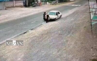 عامل تصادف عمدی با عابرین پیاده در منطقه نوشهر به اتهام قتل عمد روانه زندان شد