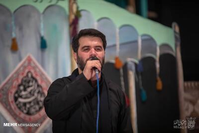 میثم مطیعی در رم مرثیه خوانی می کند