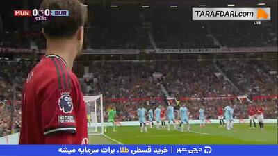 خلاصه بازی منچستریونایتد 3-2 برنلی (لیگ برتر انگلیس - 26-2025) - پارس فوتبال