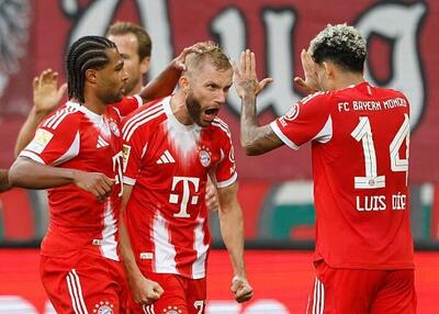 بایرن مونیخ 3-2 آگزبورگ / صدر بوندسلیگا قرمز شد