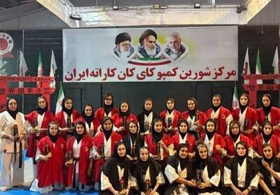 درخشش دختران کاراته‌کای طبسی در رقابت‌های کشوری - تسنیم