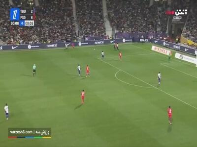 گل سوم تولوز به پاری سن ژرمن توسط ووسا