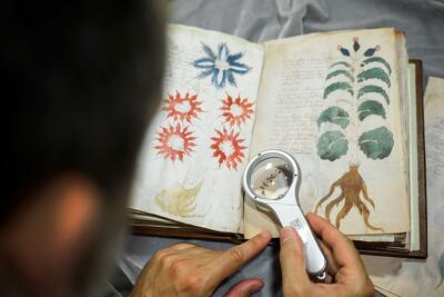 راز ۵۰۰ ساله؛ نسخه خطی وینیچ، کتابی که با کلمات بیگانه نوشته شده است(+فیلم و عکس)