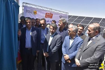 افتتاح نیروگاه خورشیدی ۳ مگاواتی خمین در هفته دولت
