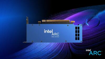 کارت گرافیک Arc Pro B50 اینتل به طور قابل توجهی کندتر از Arc B570 است