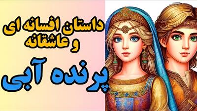 افسانه پرنده آبی از سری افسانه های مردم آذربایجان | راز پرنده آبی و عشق چهل دختر زیبا ؛ شاهزاده ای که تبدیل به پرنده شد