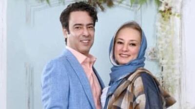 تصویر روز | سحر ولدبیگی و همسرش نیما فلاح | گلی شی
