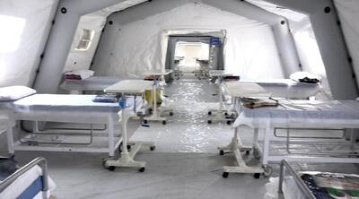 برپایی ۲۷۴مین بیمارستان سیار سپاه در چالدران