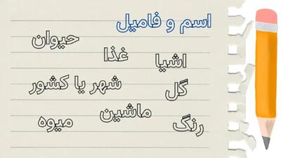 بازی اسم فامیل با حرف ( ژ ) + راهنمای کامل