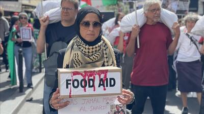 راهپیمایی حامیان فلسطین در پاریس