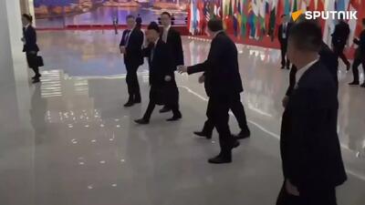 استقبال از پوتین در اجلاس سازمان همکاری شانگهای با موزیک «کالینکا-مالینکا»
