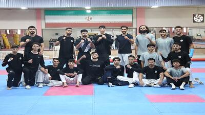 آغاز تمرین مشترک تیم‌های ملی تکواندو ایران و پاکستان در خانه تکواندو - پارس فوتبال