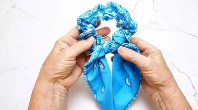 آموزش دوخت گلسر پارچه ای؛ ایده ای خلاقانه برای استفاده از پارچه های اضافی
