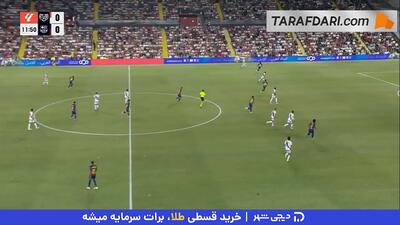 واکنش نجات‌بخش خوان گارسیا در نیمه اول بازی رایو وایکانو و بارسلونا - پارس فوتبال