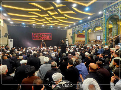 گزارش تصویری: مراسم عزاداری شهادت امام حسن عسکری(ع) در حسینیه آیت الله العظمی صافی گلپایگانی | شفقنا، آخرین اخبار ایران و جهان