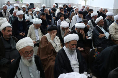 تصاویری از آئین عزاداری روز شهادت امام عسکری (ع) در دفتر حضرت آیت الله نوری همدانی | شفقنا، آخرین اخبار ایران و جهان