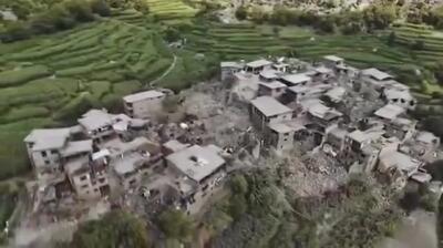 تصاویر هوایی از مناطق زلزله‌زده افغانستان