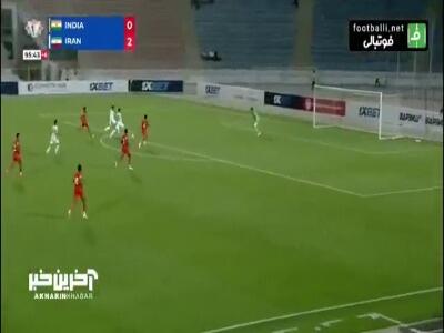 گاف گزارشگر بازی ایران و هند