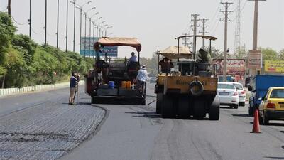آغاز ایمن سازی جاده حادثه خیز جاده ماهدشت ـ محمدشهر آغاز شد