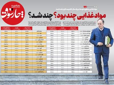 چارسوق: مواد غذایی چند بود؟ چند شد؟