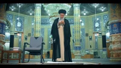 محراب جمکران؛ لحظاتی از حضور رهبر انقلاب در مسجد مقدس جمکران + ویدئو