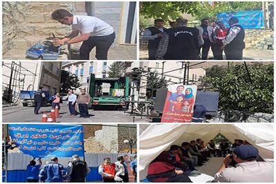 مانور تامین آب اضطراری در شرایط قطع برق برگزار شد