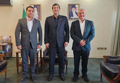 دیدار نصیری‌نژاد و خسرویار با وزیر ورزش و جوانان - تسنیم