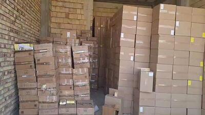 کشف سه هزار بسته توتون و تنباکوی قاچاق در ابهر