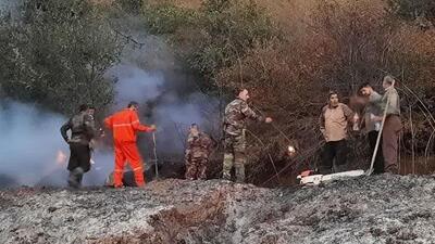 آتش‌سوزی منطقه حفاظت شده آق‌داغ خلخال مهار شد