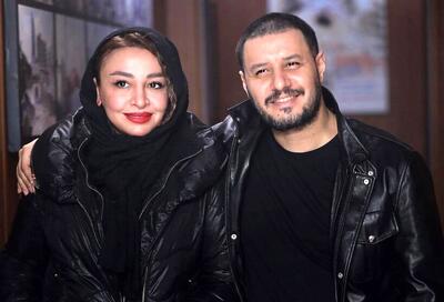 عکس جدید همسر جواد عزتی با میکاپی غلیظ و متفاوت