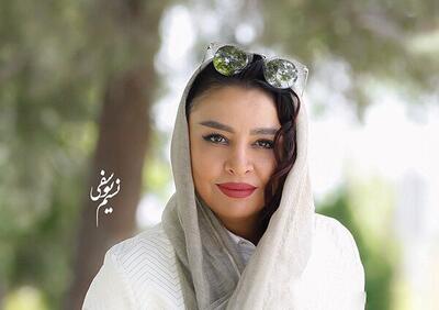 تاریخ و زمان وبگردی؛ست زرد و طوسی مانتو چهار خونه مه‌لقا باقری شیک و زیبا