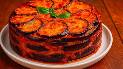 طرز تهیه کیک بادمجان / دستور خوشمزه و سالم مدیترانه ای بهترین غذای ایتالیایی