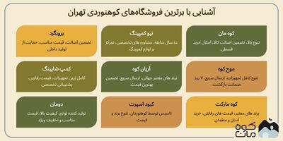 لیست بهترین فروشگاه های لوازم کوهنوردی در تهران |  انصاف نیوز