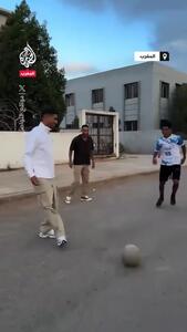 ستاره پاری‌سن‌ژرمن همبازی کودکان مراکشی شد