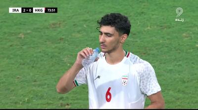 گل دوم امید ایران به هنگ کنگ (امیرمحمد رزاقی نیا)