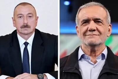 ترکی صحبت کردن پزشکیان با علی‌اف | ویدئو