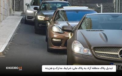 تبدیل پلاک منطقه آزاد به پلاک ملی؛ شرایط، مدارک و هزینه